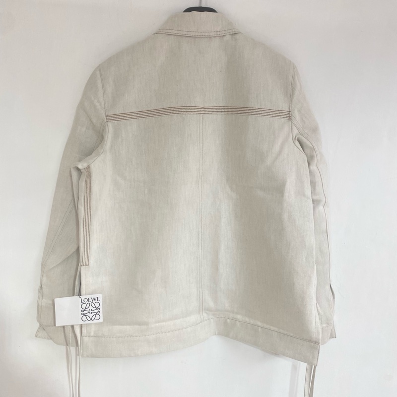 2Loewe 女款 麻棉 外套 36 38碼 OS版型-2