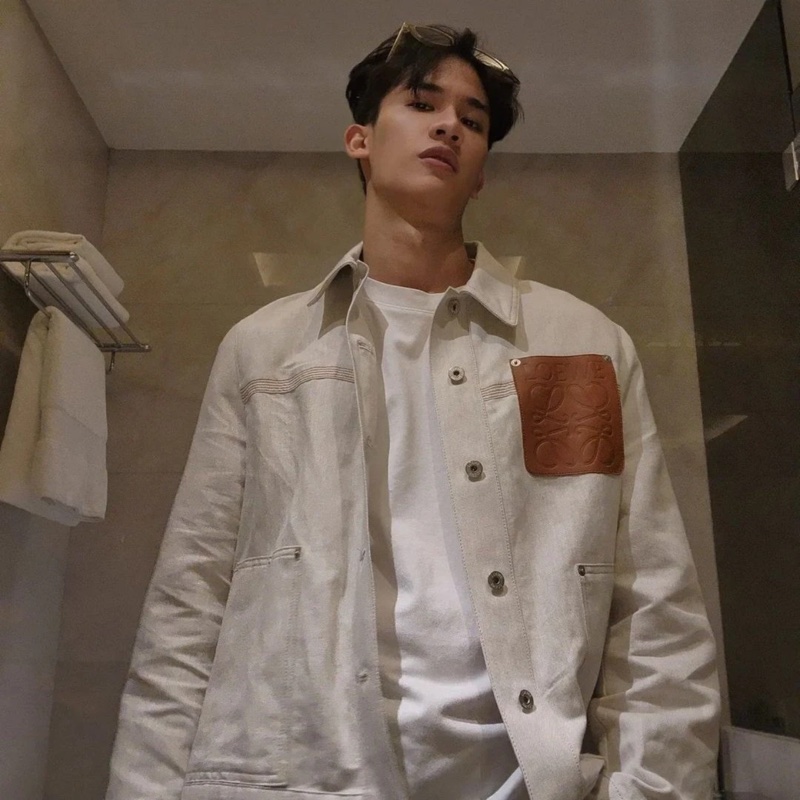 2Loewe 女款 麻棉 外套 36 38碼 OS版型-5