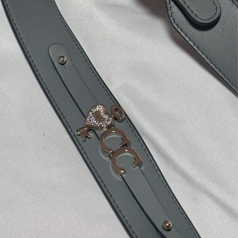 Lady Dior Mini Bag – 灰色金屬扣-5