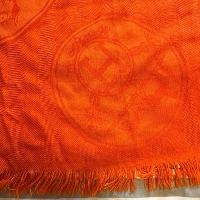 Hermes New Libris Stole  大頸巾 cashmere 85%+silk 15%-6