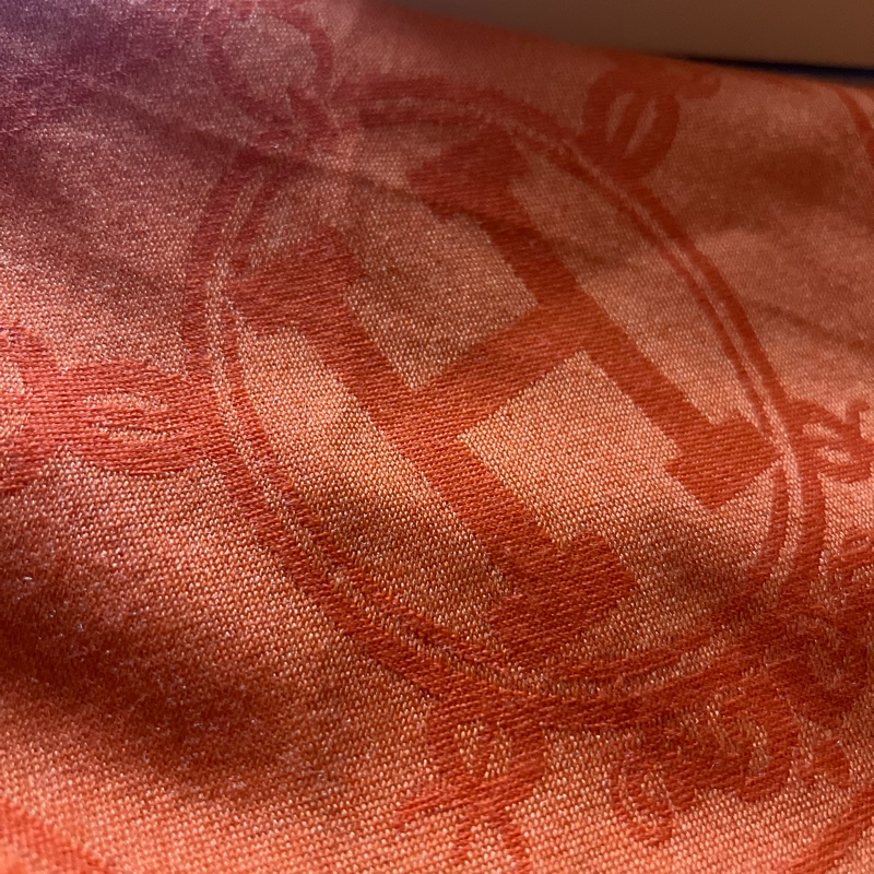 Hermes New Libris Stole  大頸巾 cashmere 85%+silk 15%-9