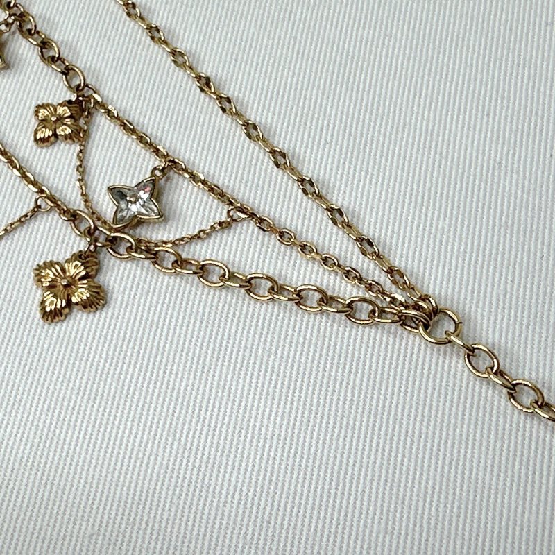 LV BLOOMING STRASS吊墜手鏈-4