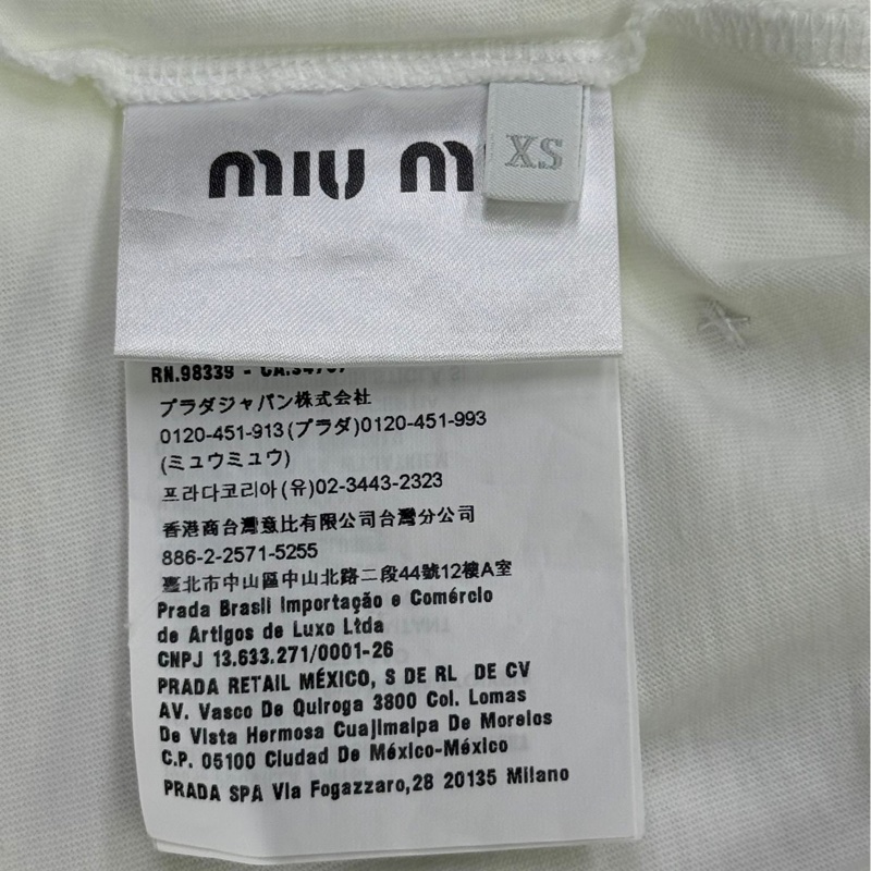 Miu miu 女裝T恤-12