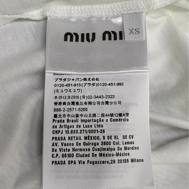 Miu miu 女裝T恤-5