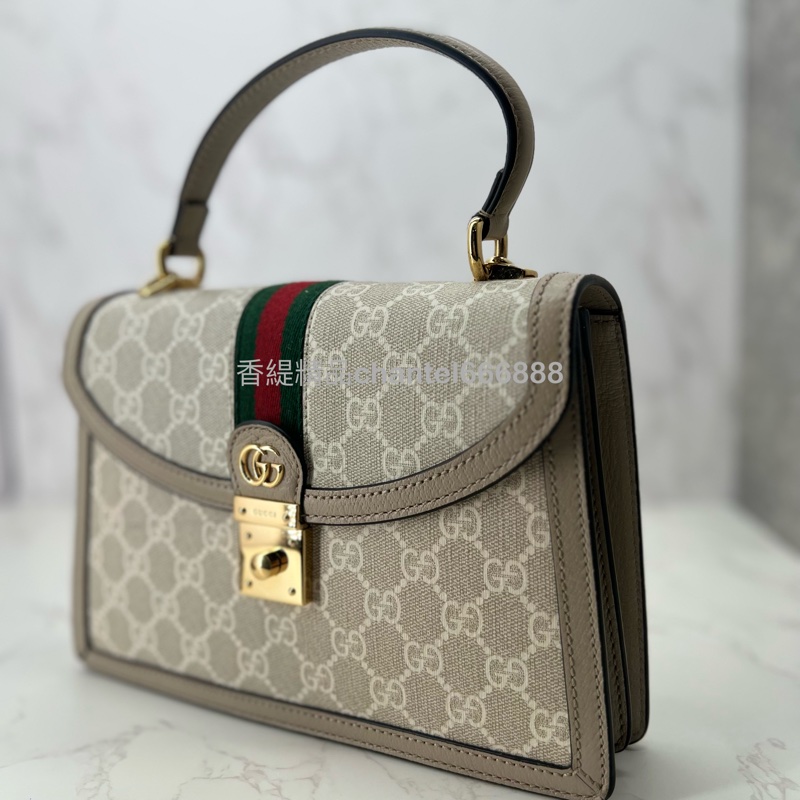 💗香緹國際精品💗 Gucci Ophidia 手提包 肩背包 奶茶老花-8