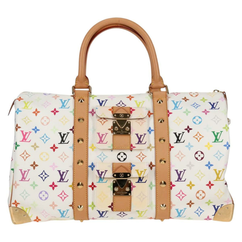 【日本直送】路易威登 Monogram 多色 Keepall 45 包白色 M92641 LV 授權 118955V-12