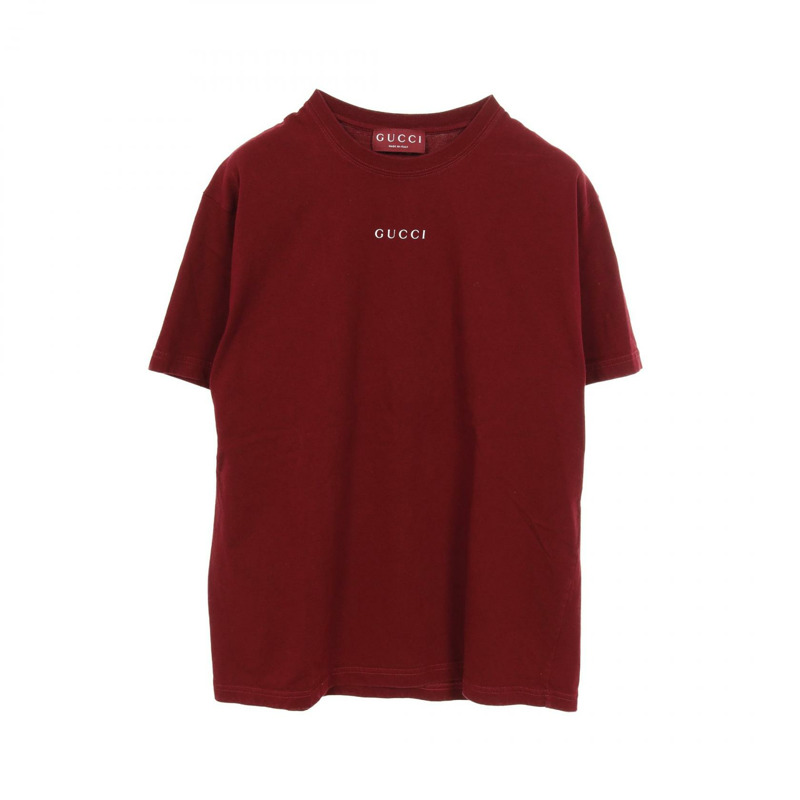 GUCCI 短袖T卹 788093 棉質針織波爾多色 二手 女款 #M-0