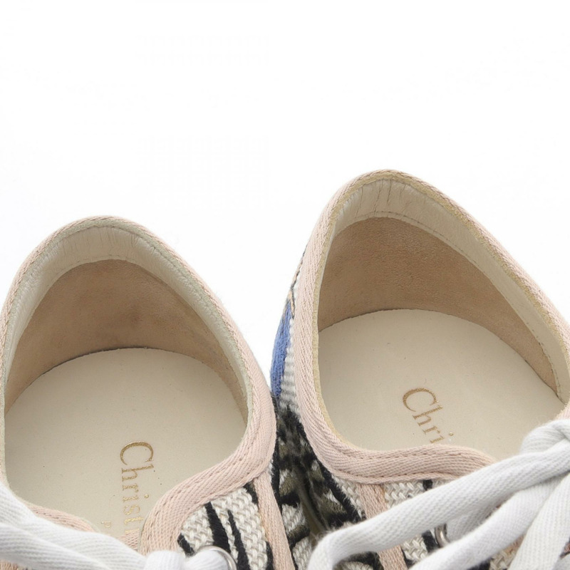 Christian Dior WALK'N'DIOR 運動鞋 DC0222 帆布 白色 多色女款 #39-6