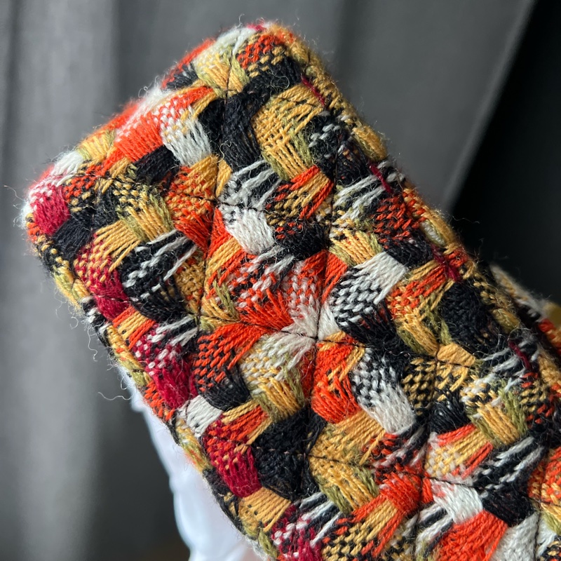 Chanel CF20 毛尼編織包(內裡是小羊皮)-13