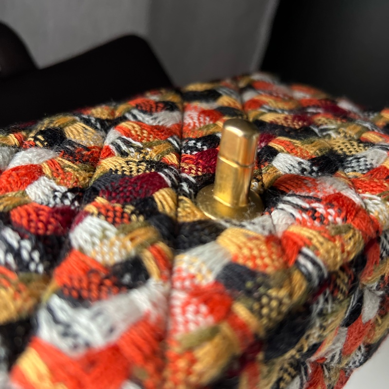 Chanel CF20 毛尼編織包(內裡是小羊皮)-18