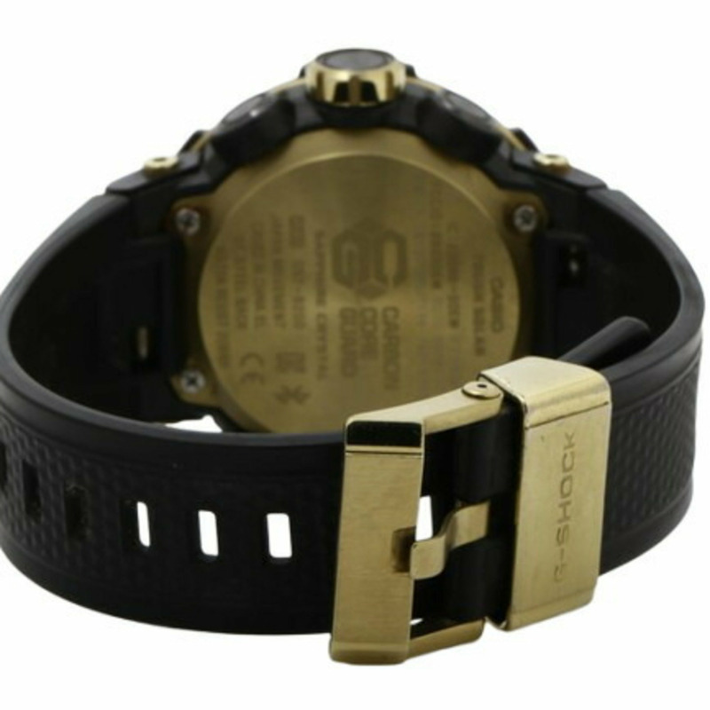 CASIO G-SHOCK G-STEEL GST-B200X-1A9JF 男士手錶，黑色碳纖維，不銹鋼，樹脂，藍牙，太陽能，類比數字-4