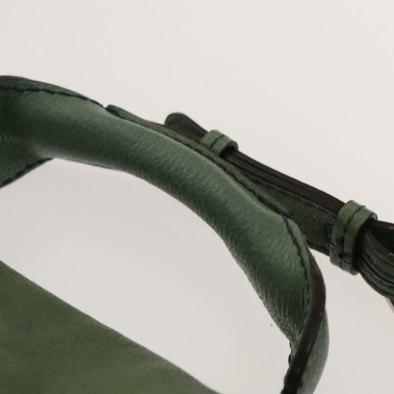 【日本直送】Chloe Elsie 手提包 皮革 兩用 綠色金色 正品 BA1842-14