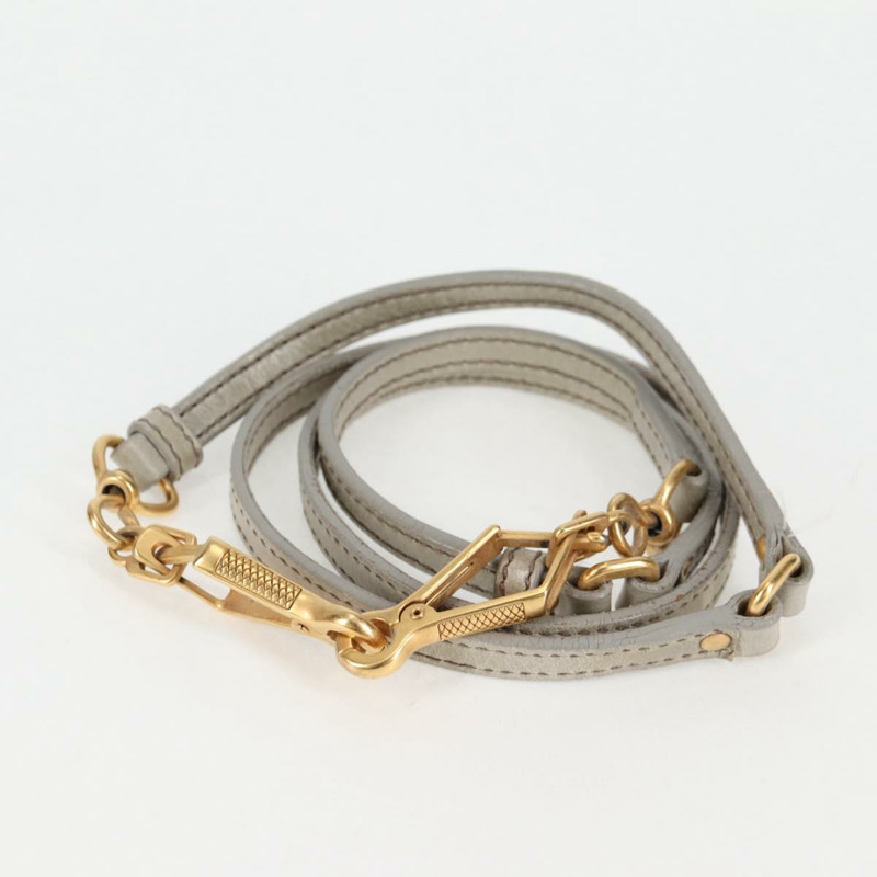 【日本直送】Miu Miu Matelasse 手提包 皮革 2way 灰金 正品 130896V-24