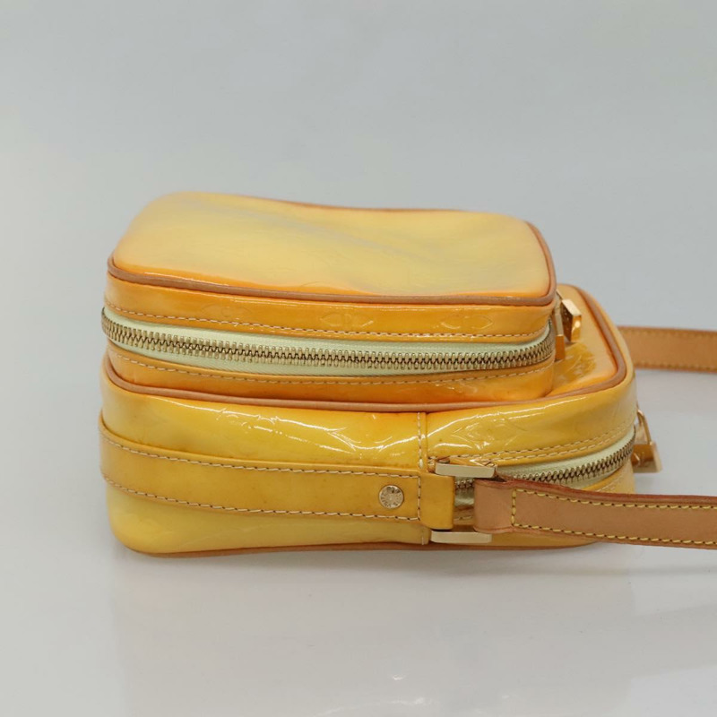 【日本直送】路易威登 Monogram Vernis Wooster 包 青檸黃 M91075 LV 授權 ep9753-3