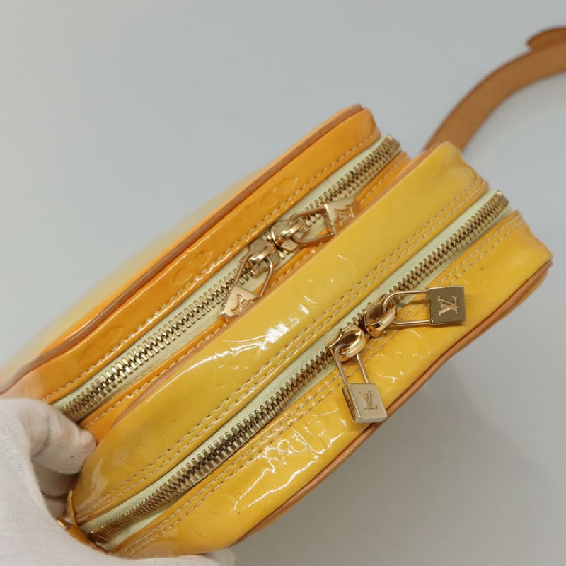 【日本直送】路易威登 Monogram Vernis Wooster 包 青檸黃 M91075 LV 授權 ep9753-5
