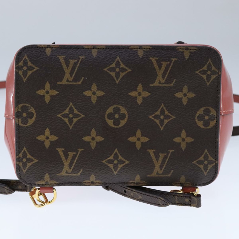 【日本直送】路易威登 Monogram Vernis 溫泉背包粉紅 M53545 LV 授權 91559A-4
