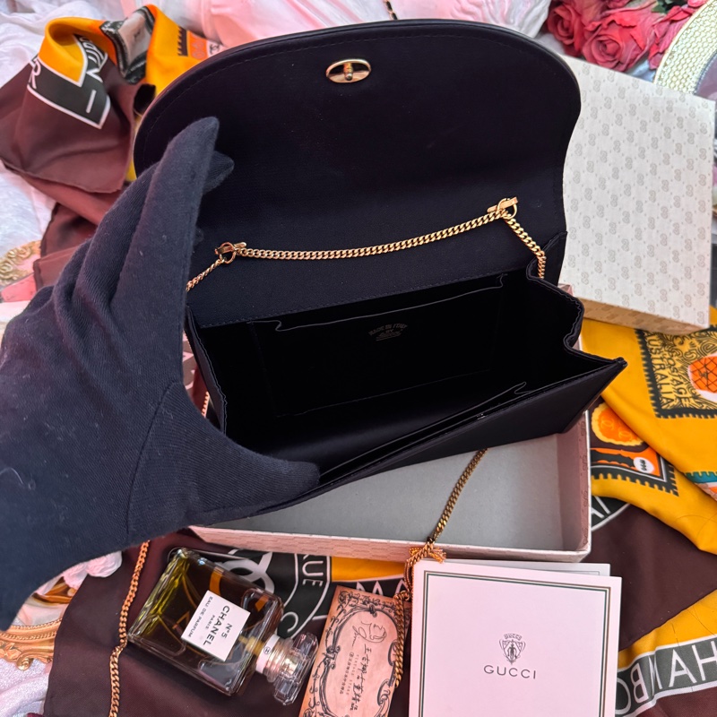 Gucci 信封包/斜背鏈條包/王吉娜古董精品-8