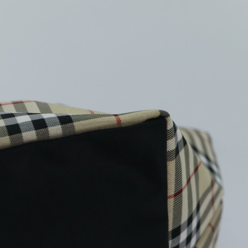 【日本直送】BURBERRY Nova 格紋藍標手提包尼龍米色銀色正品 mr449-15