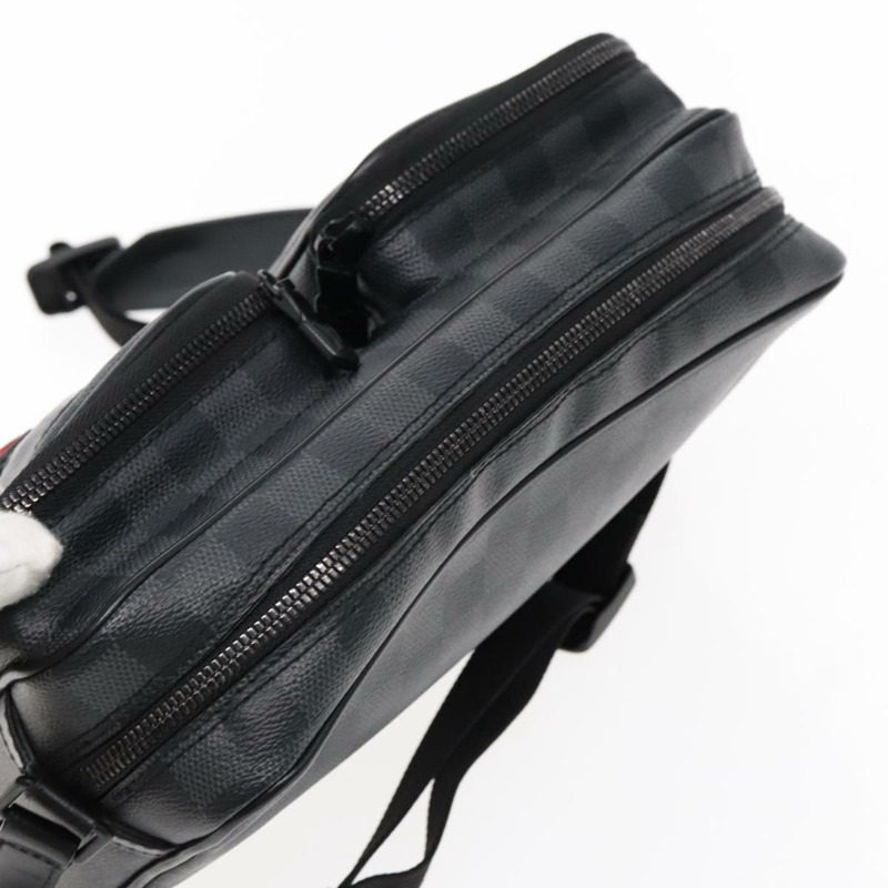 【日本直送】路易威登 Damier Grafitte 實用郵差單肩包 M40280 正品 94640A-5