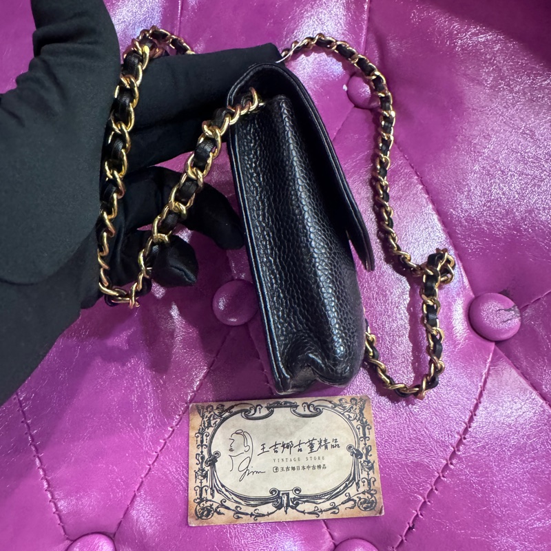 Chanel 荔枝菸盒包/斜背/掛飾/王吉娜古董精品-1