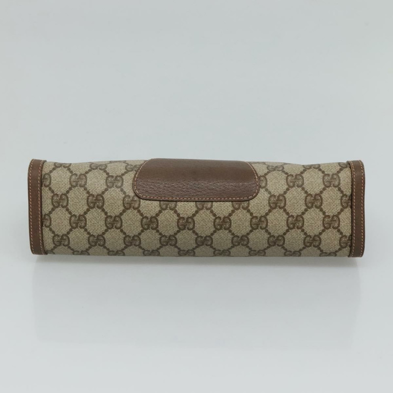 【日本直送】GUCCI GG Supreme Web Sherry Line 手拿包 PVC 米色 紅色 156 01 033 正品 MY044-5