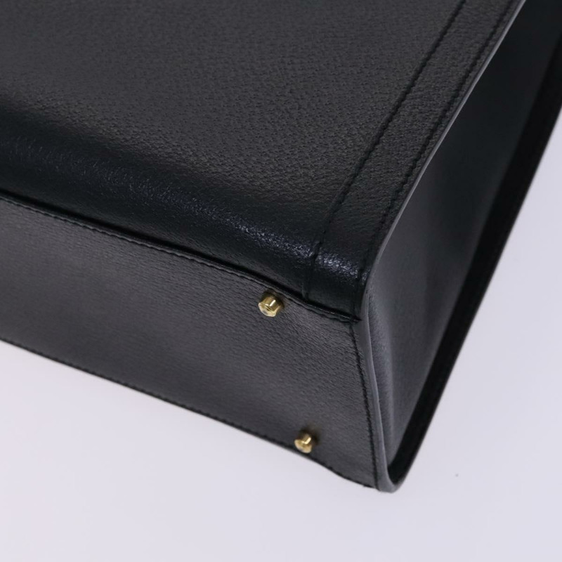 【日本直送】GUCCI 竹節手提包 皮革 黑金色 002 1186 0260 正品 ep7827-11