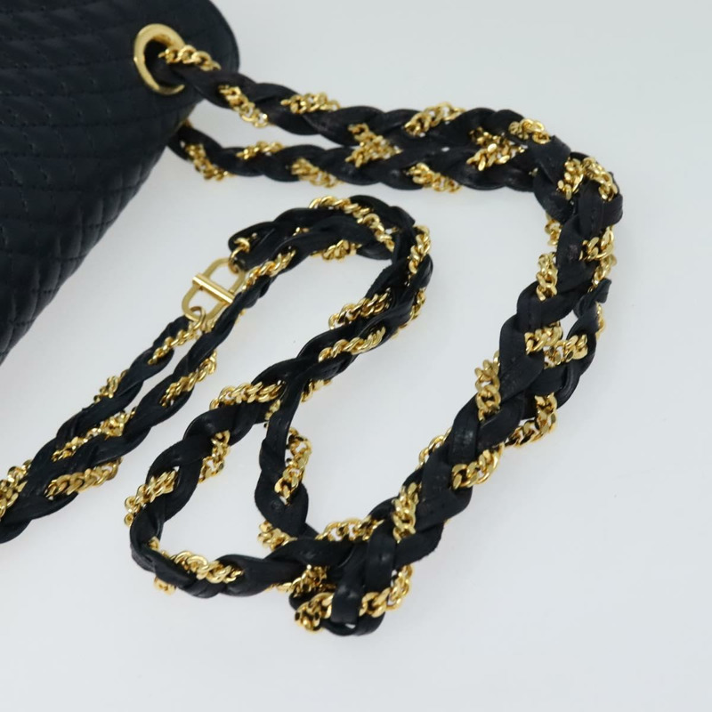 【日本直送】BALLY 鏈條單肩包 皮革 海軍藍 金色 正品 BD1354-6