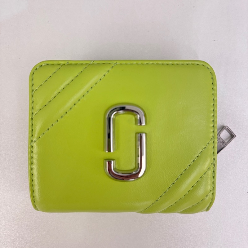 Marc Jacobs 青蘋果綠短夾|全新未使用|附保證卡+原紙卡夾|-5
