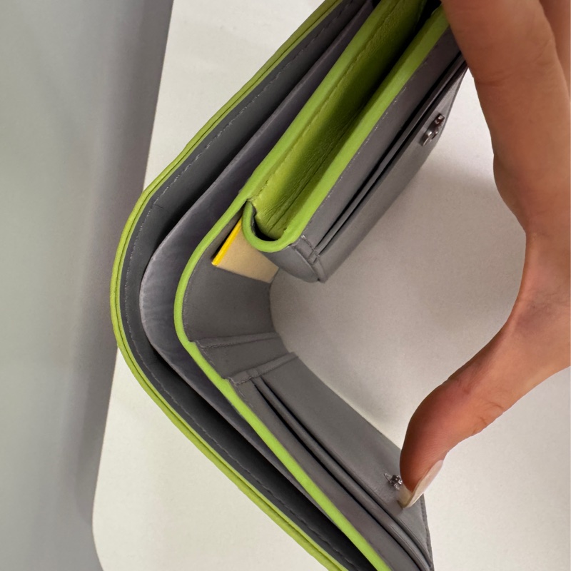 Marc Jacobs 青蘋果綠短夾|全新未使用|附保證卡+原紙卡夾|-9