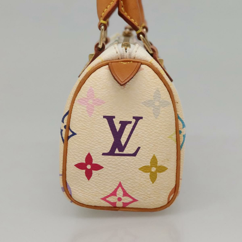 【日本直送】路易威登 Monogram 多色迷你 Speedy 包白色 M92645 LV 授權 132394-4
