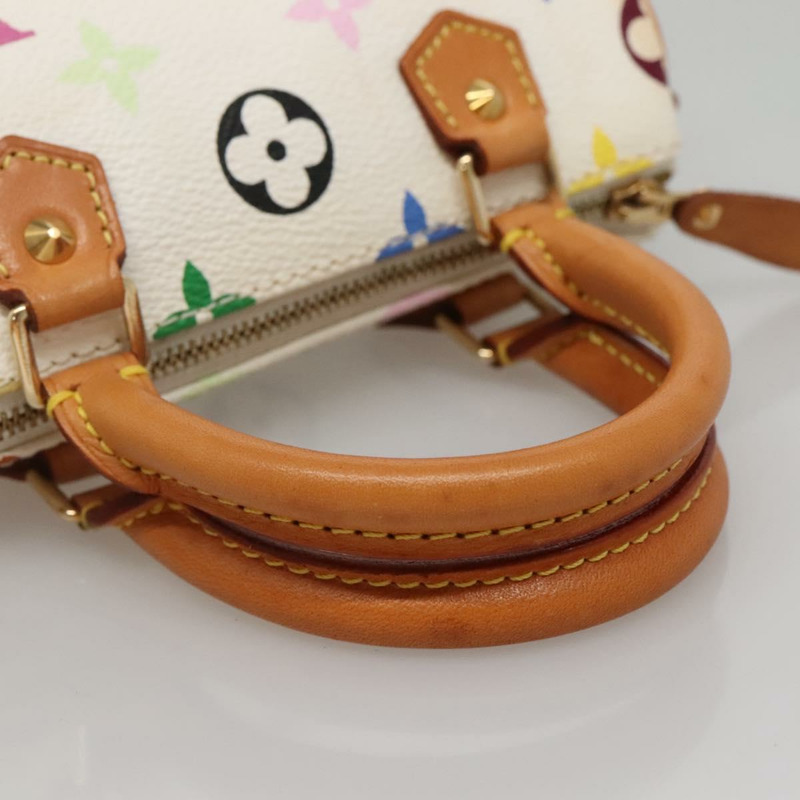 【日本直送】路易威登 Monogram 多色迷你 Speedy 包白色 M92645 LV 授權 132394-6
