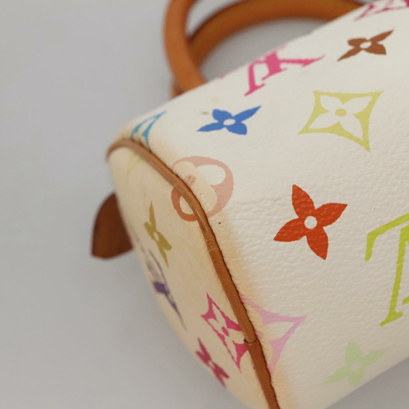 【日本直送】路易威登 Monogram 多色迷你 Speedy 包白色 M92645 LV 授權 132394-12