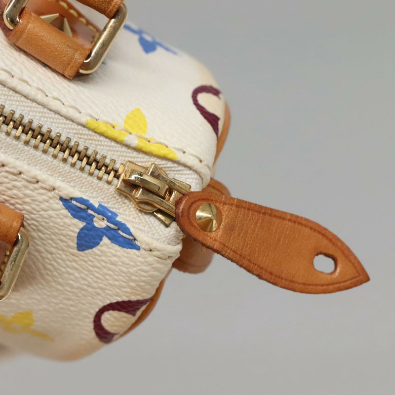 【日本直送】路易威登 Monogram 多色迷你 Speedy 包白色 M92645 LV 授權 132394-13