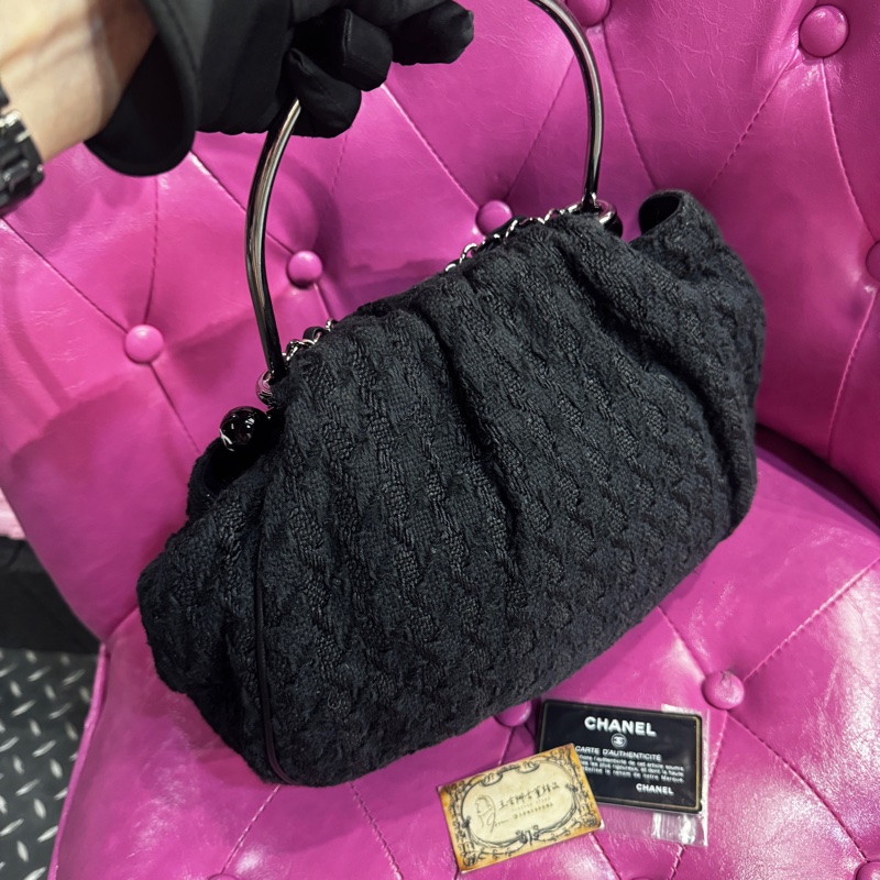 Chanel 祖母包/毛呢包/王吉娜古董精品-4