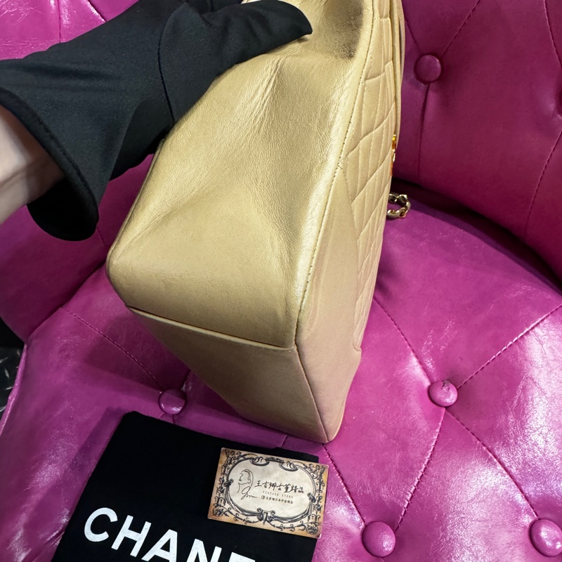 Chanel 31bag 奶茶色/王吉娜古董精品-4
