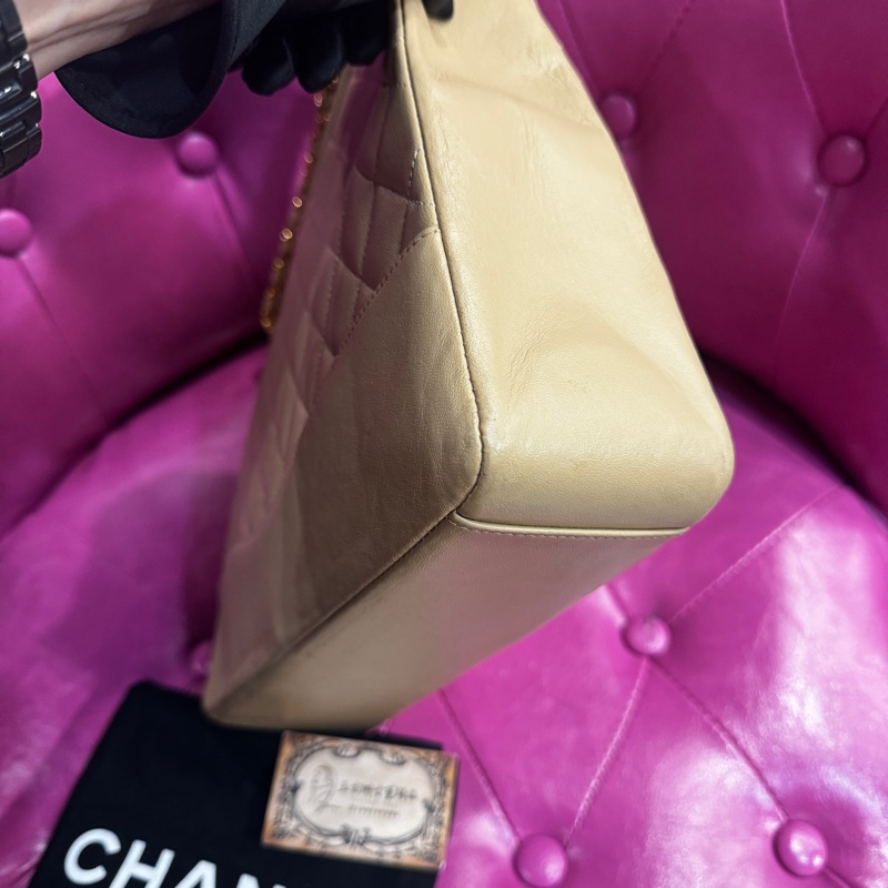 Chanel 31bag 奶茶色/王吉娜古董精品-5
