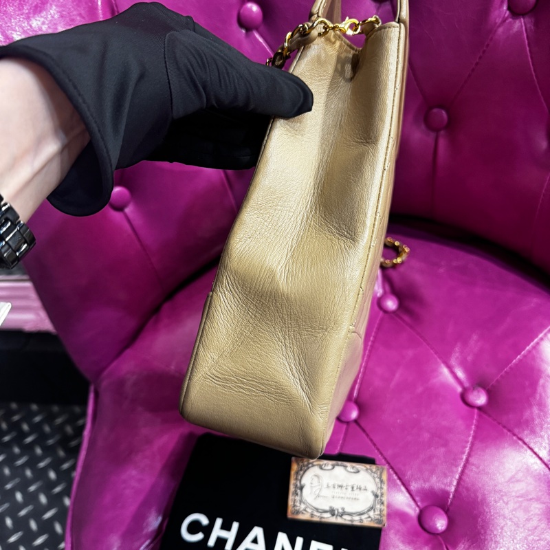 Chanel 31bag 奶茶色/王吉娜古董精品-7