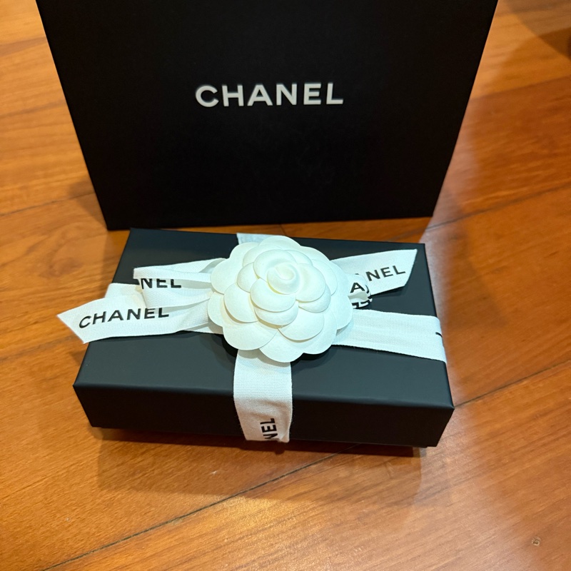 Chanel荔枝皮黑金ㄇ字夾-29