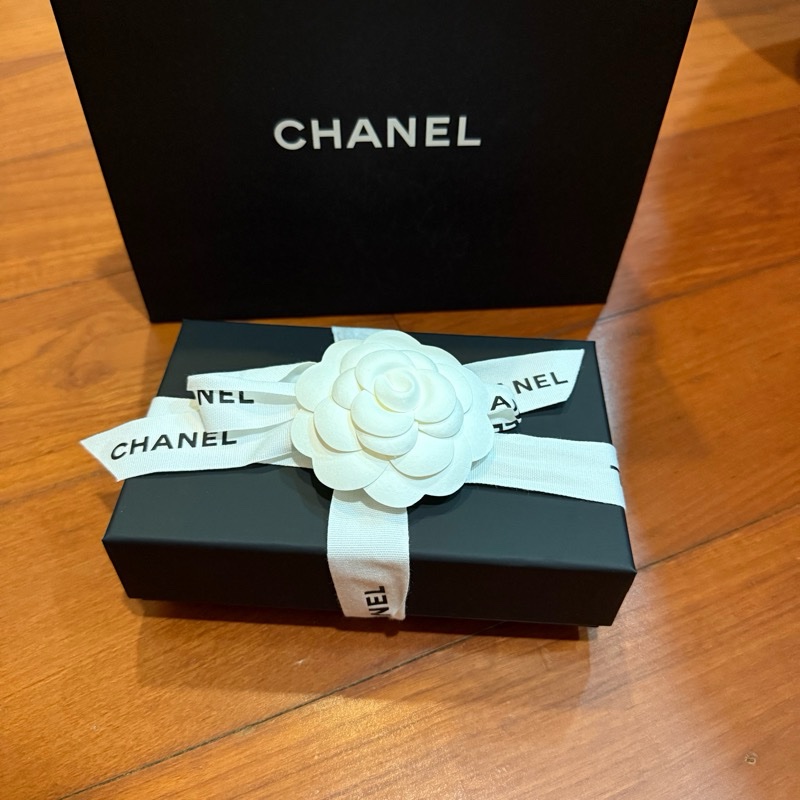 Chanel荔枝皮黑金ㄇ字夾-51