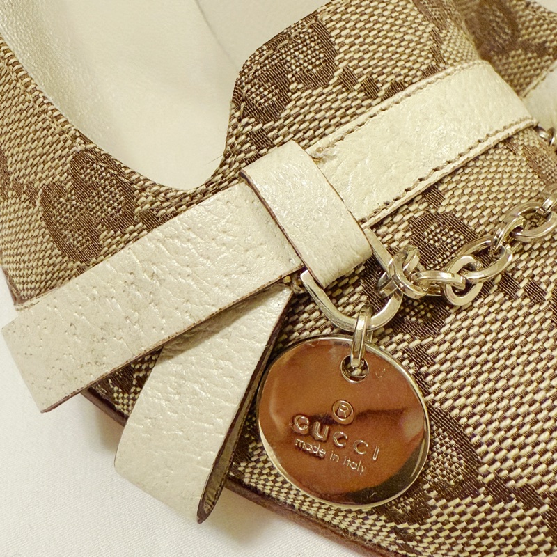 🍒GUCCI CC Monogram老花高尖頭跟鞋 2F250805-1-13