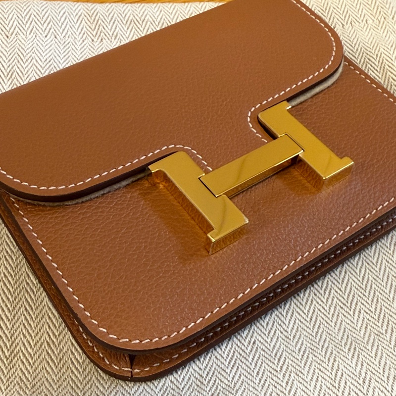 閒置品❗️愛馬仕 Hermes Constance Slim 康康 小錢包 2023年-5