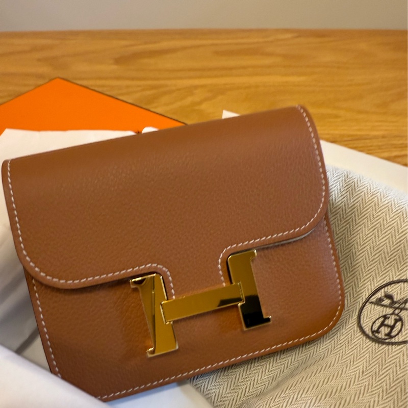 閒置品❗️愛馬仕 Hermes Constance Slim 康康 小錢包 2023年-10