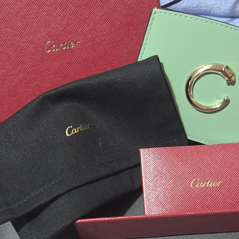 全新 Cartier 牛油果綠卡包 Card Holder-0