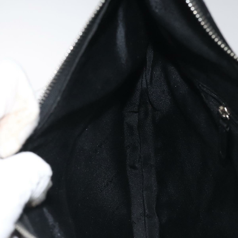 【日本直送】寶格麗 Logo Mania 單肩包 帆布 皮革 黑色 銀色 正品 130143-18