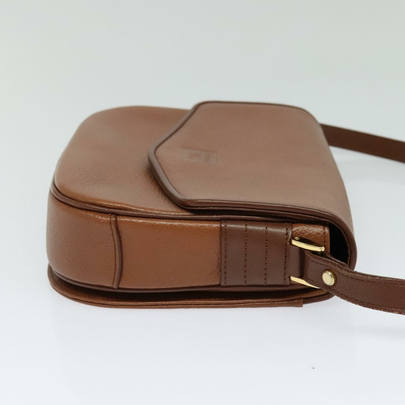 【日本直送】Burberry 棕色金色皮革肩背包 正品 ep9710-3