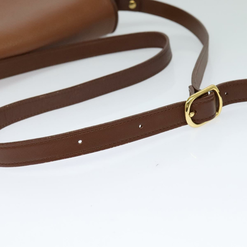 【日本直送】Burberry 棕色金色皮革肩背包 正品 ep9710-6