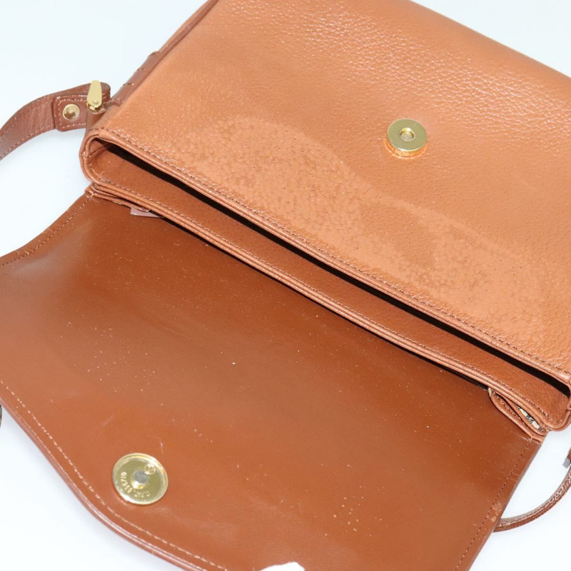 【日本直送】Burberry 棕色金色皮革肩背包 正品 ep9710-9