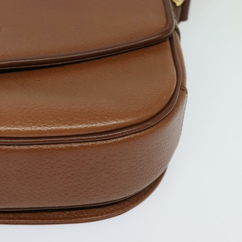 【日本直送】Burberry 棕色金色皮革肩背包 正品 ep9710-13