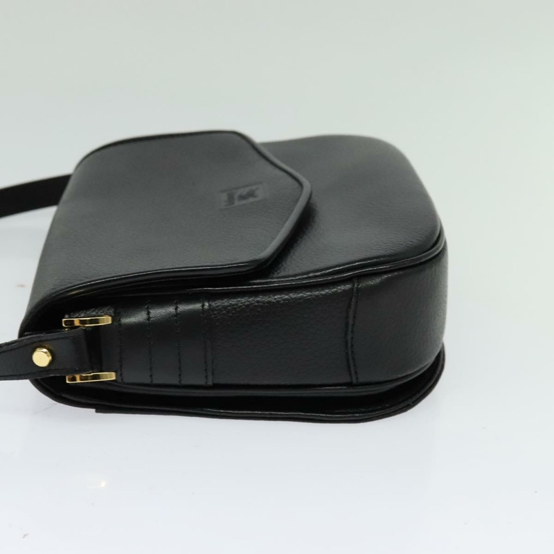 【日本直送】Burberry 皮革肩背包 黑色金色 正品 ep9691-2