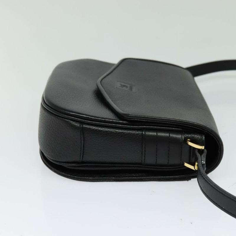 【日本直送】Burberry 皮革肩背包 黑色金色 正品 ep9691-3